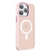Чехол пластиковый Magsafe для iPhone 14 (розовый)